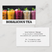 Obstsmoothies Visitenkarte (Vorne/Hinten)