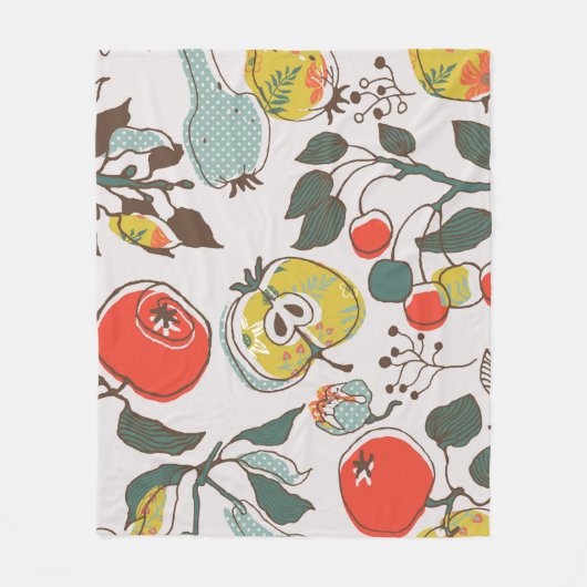 Obstsorte, nahtlos fleecedecke (Vorderseite)