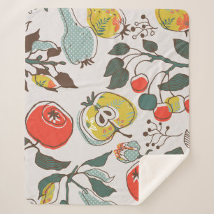 Obstsorte, nahtlos sherpadecke