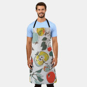 Obstsorte. nahtloses Muster Schürze (Getragen)