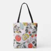 Obstsorte. nahtloses Muster Tasche (Rückseite)