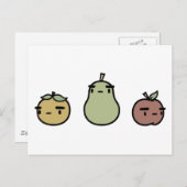 Obstsorte Postkarte (Vorne/Hinten)