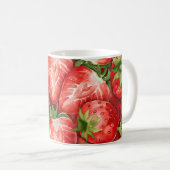 Obstsorten - Erdbeerdesign Cermische Tasse (VorderseiteRechts)