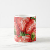 Obstsorten - Erdbeerdesign Cermische Tasse (Mittel)