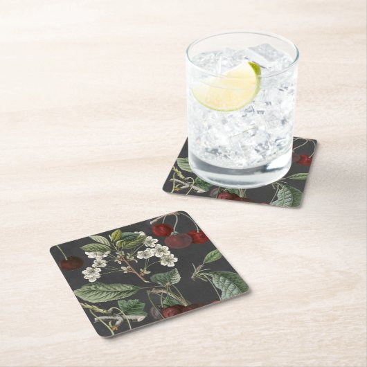 Obstsorten I Rechteckiger Pappuntersetzer (Vor Ort)