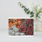 Obststand Postkarte (Stehend Vorderseite)