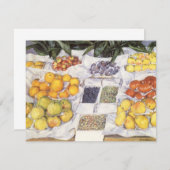 Obststand von Gustave Caillebotte, Vintage Kunst (Vorne/Hinten)