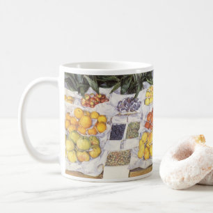 Obststand von Gustave Caillebotte, Vintage Kunst Kaffeetasse