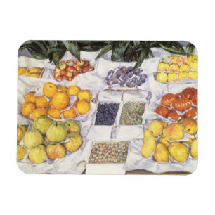 Obststand von Gustave Caillebotte, Vintage Kunst Magnet