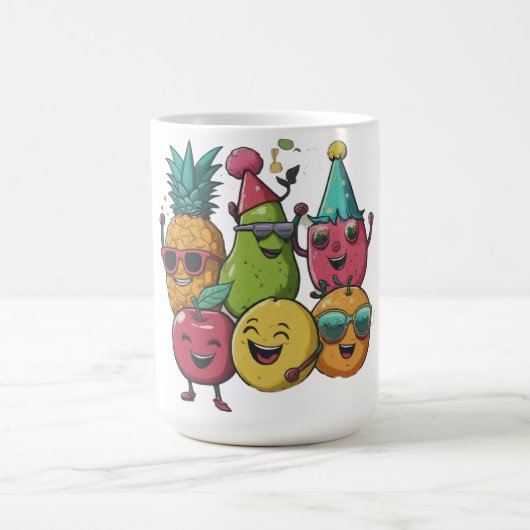Obsttanz zum Party Kaffeetasse (Mittel)