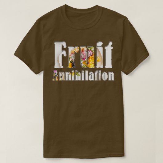 Obstvernichtung T-Shirt (Design vorne)