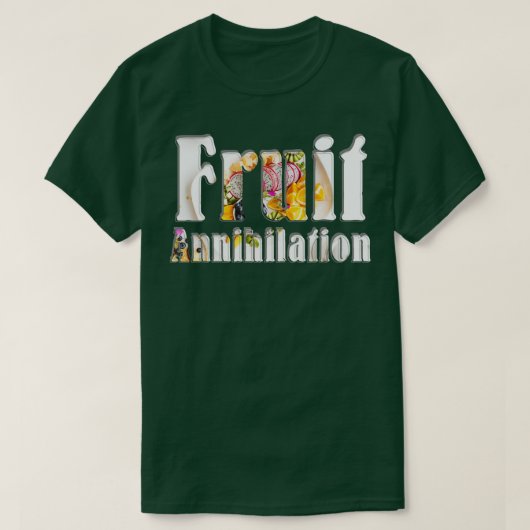 Obstvernichtung T-Shirt (Design vorne)