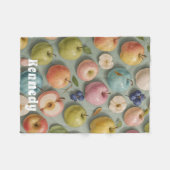 Obstwein: Pastelfrucht Fleecedecke (Vorderseite (Horizontal))