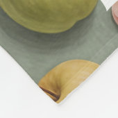 Obstwein: Pastelfrucht Fleecedecke (Ecke)