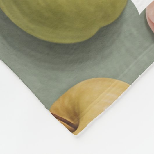 Obstwein: Pastelfrucht Fleecedecke (Ecke)