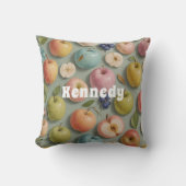 Obstwein: Pastelfrucht Kissen (Vorderseite)