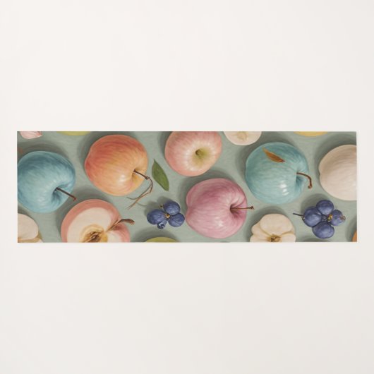 Obstwein: Pastelfrucht Yogamatte (Rückseite (Horizontal))