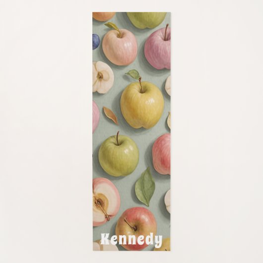 Obstwein: Pastelfrucht Yogamatte (Vorderseite)