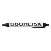 OBUHLISK Focus Blur WHITE Kugelschreiber (Unterseite)