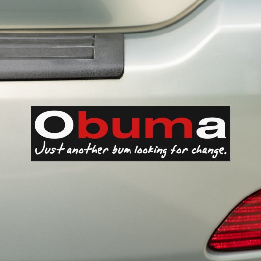 Obuma-Just ein anderer wertlosAutoaufkleber Autoaufkleber (Auf Auto)