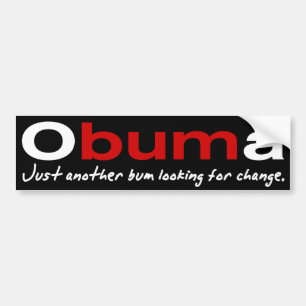 Obuma-Just ein anderer wertlosAutoaufkleber Autoaufkleber