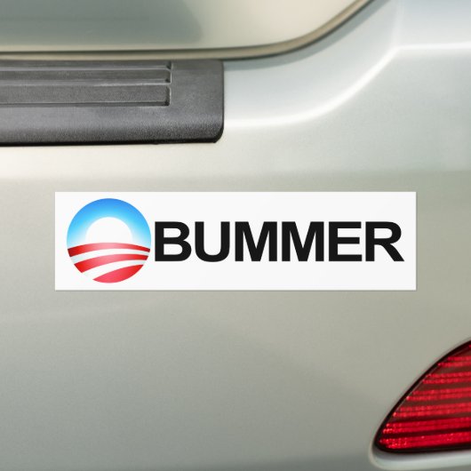 Obummer Autoaufkleber (HOCHWERTIG) (Auf Auto)
