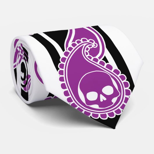 Obverse (Lila) Krawatte (Gerollt)