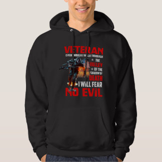 Obwohl ich durch den Veteranen des Militärs gehe 2 Hoodie