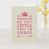 Obwohl sie aber ist, wenig ist sie heftig karte (Gelbe Blume)