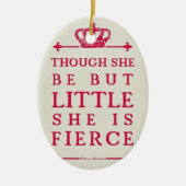 Obwohl sie aber ist, wenig ist sie heftig keramik ornament (Vorne)