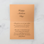 OBWOHL SIE NICHT MEINE MUTTER-Karte SIND Karte (Innenseite)