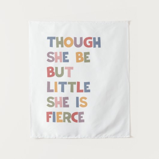 Obwohl sie nur klein ist, ist sie faszinierend wandteppich (Vorderseite)