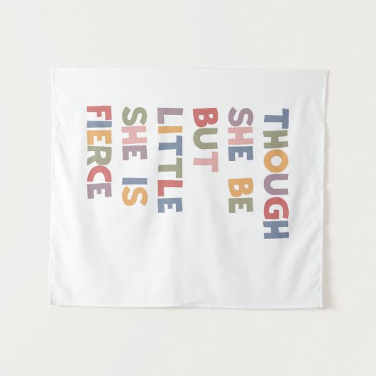 Obwohl sie nur klein ist, ist sie faszinierend wandteppich (Vorderseite (Horizontal))