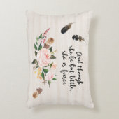 Obwohl sie nur klein ist, ist sie scharf dekokissen (Vorderseite(Vertikal))