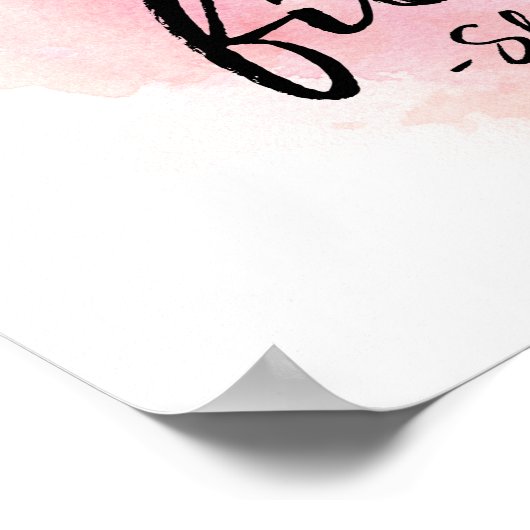 Obwohl sie nur wenig ist, druckt sie heftig poster (Ecke)