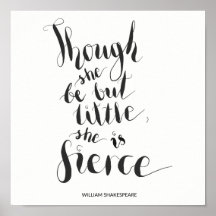 Obwohl sie nur wenig ist, ist sie ein erbittertes