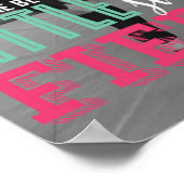 "Obwohl sie nur wenig ist, ist sie erbittert." Poster (Ecke)