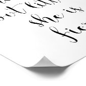 Obwohl sie nur wenig ist, ist sie erbittert poster (Ecke)