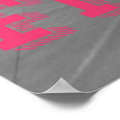 "Obwohl sie nur wenig ist, ist sie erbittert. Poster (Ecke)