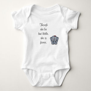 Obwohl sie nur wenig ist, ist sie glühend. baby strampler