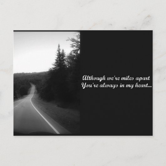 Obwohl wir getrennt sind postkarte (Vorderseite)