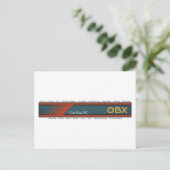 OBX Außenbänke - Städte - Text Postkarte (Stehend Vorderseite)