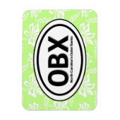 OBX Außenbanken NC Green Magnet (Vertikal)