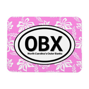OBX Äußere Banken NC rosa Magnet
