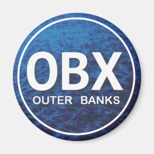 OBX Beach Tag Magnet