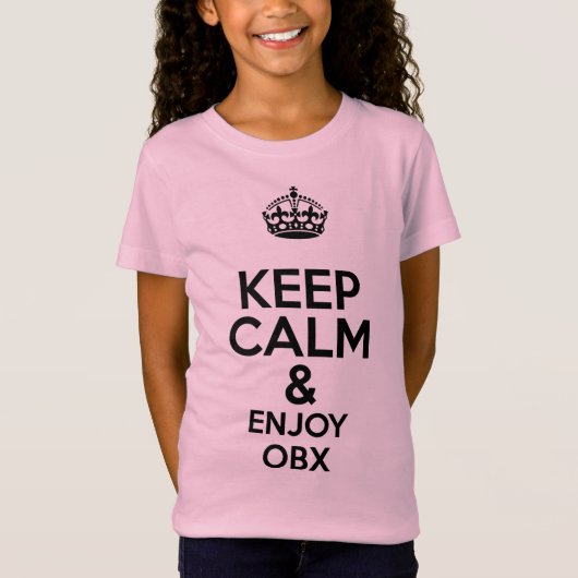 OBX Behalte Ruhe T-Shirt (Vorderseite)