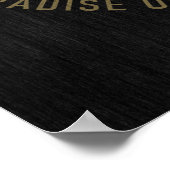 OBX Computing Außenbanken Vintag Gold Black Poster (Ecke)