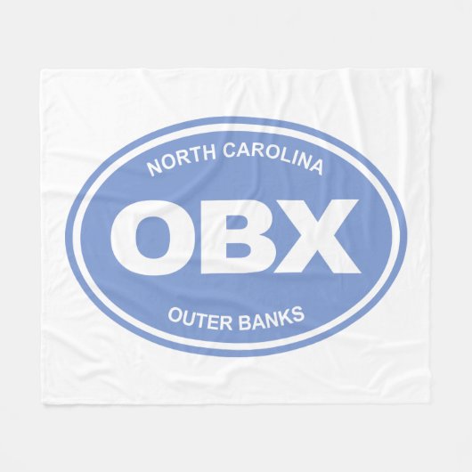 OBX (die äußeren Banken) Fleecedecke (Vorderseite (Horizontal))