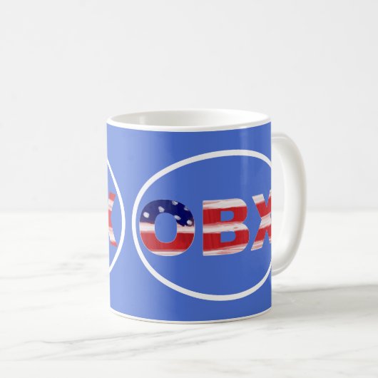 OBX-Flag Kaffeetasse (VorderseiteRechts)