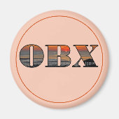 OBX Gazebo Sunrise Text Magnet (Vorne)